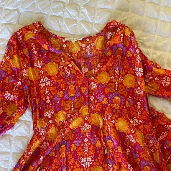 Anthropologie Abel the brand floral tiered maxi dress - Picture 2 of 7